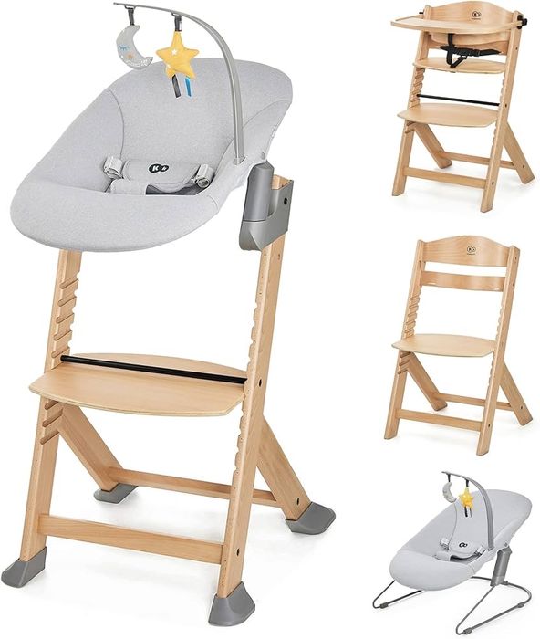 Висококачествено столче за хранене и бебешки шезлонг  в 1