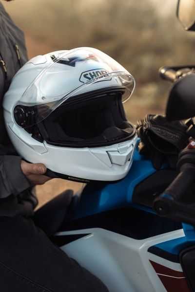 -5% Каска Shoei GT-AIR3 White or Black 2024 мото писта турист