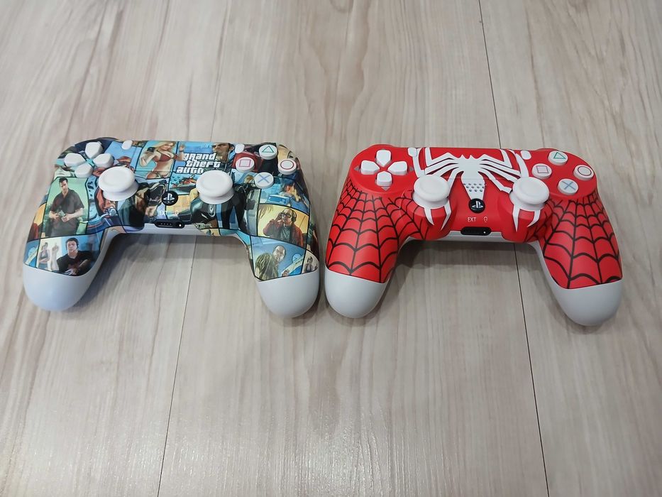 Уникални ЛИМИТИРАНИ Джойстици за PS4 / PC – Чисто Нови (Spider-Man & GTA V)