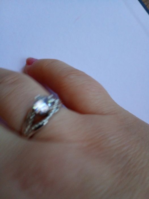 Inel logodna din argint 925, NOU