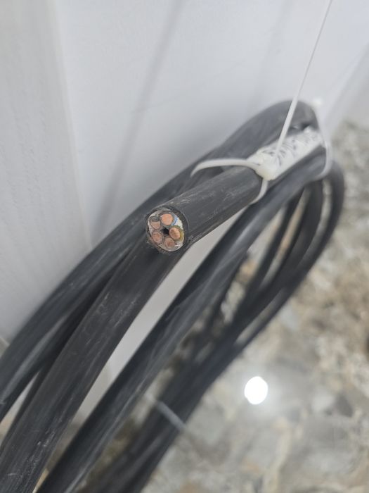 Cablu cupru 5x10-10m  si 5x25-7m