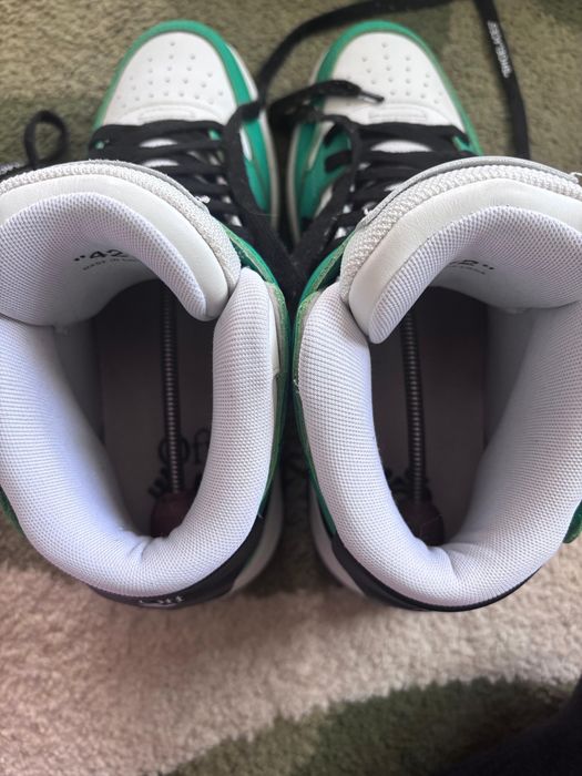 Off-White Out Of Office Mid Top Green/White/Black