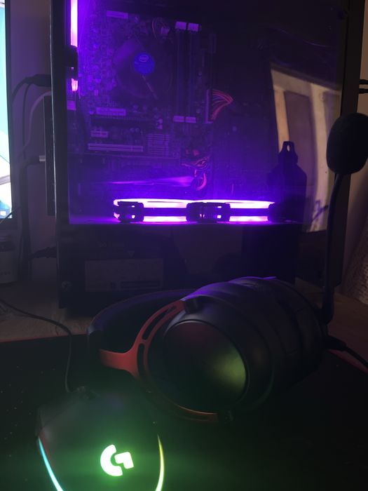 Full setup gaming, pc ,monitor + periferice