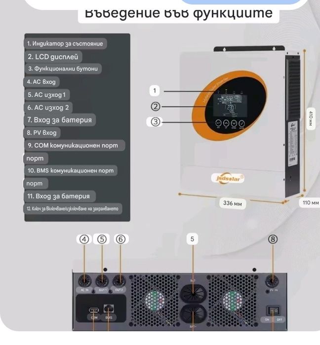 Хибридни Соларни Инвертори