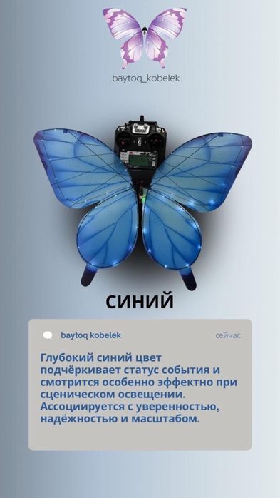 Летающие дроны -бабочки