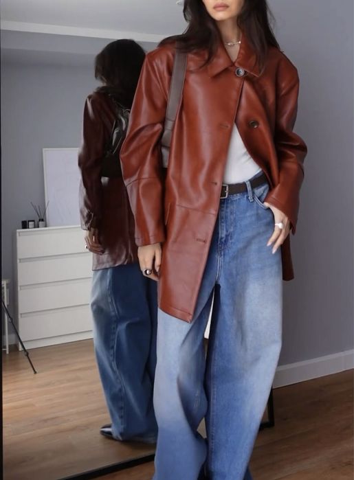 Продам Тренч кожаный