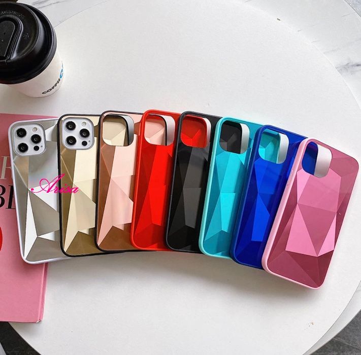 Husa tip oglinda , model Prism iPhone 12 , 12 Mini, 12 Pro, 12 Pro Max