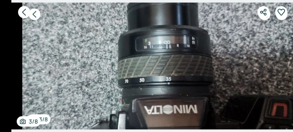 Aparat foto Minolta 5000AF obiectiv Exacta + filtru Hoya