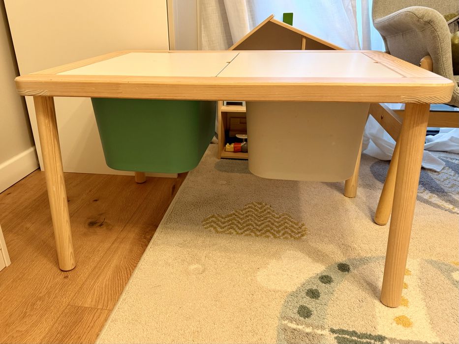 masa copii FLISAT IKEA+ cutii