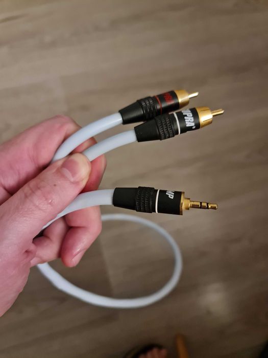 SUPRA BiLine MK2 RCA – 3,5 mm. jack stereo audio cable