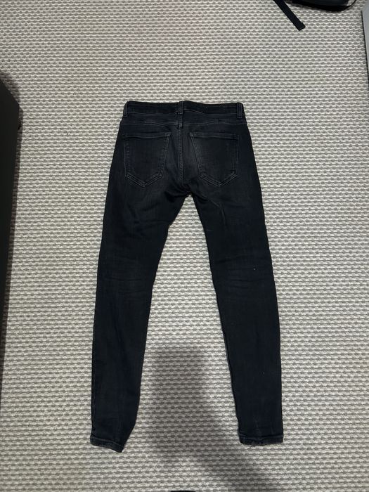 Blugi rupti zara negrii skinny