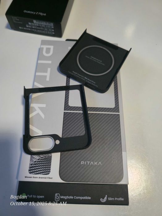 Husa Pitaka MagEZ 5 Ultra Slim Samsung Galaxy Z Flip 6 Ca Noua!