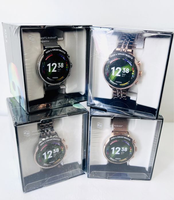 ПРОМО!! НОВ! Смартчасовник Fossil Gen 6 Stainless Steel 2г. Гаранция!