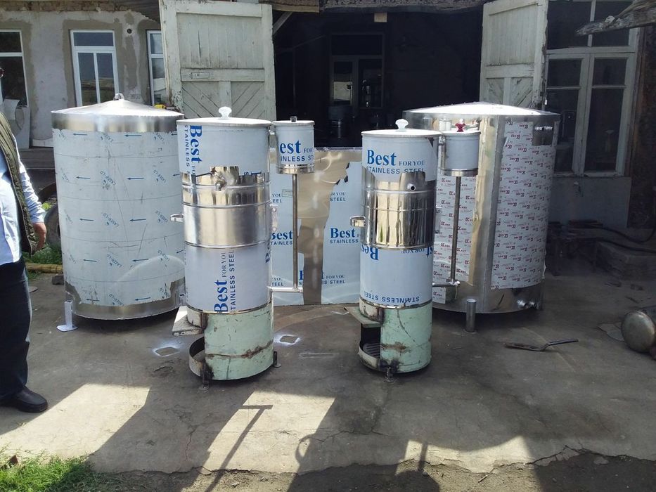 Stainlesspremium.uz Самоварь из нержавейки.Нержавейка самовар бок...