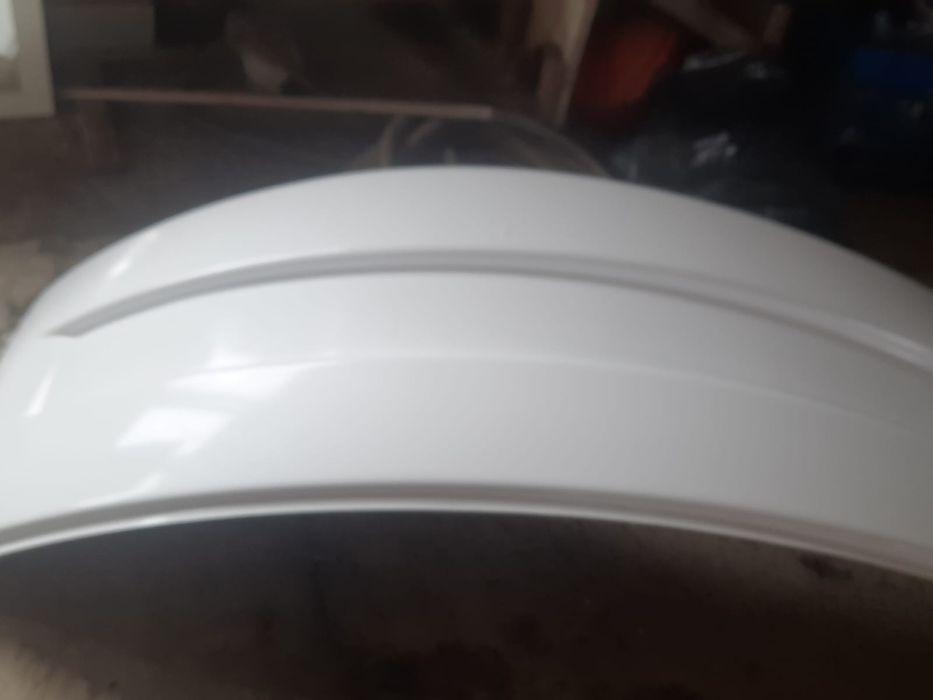 Vană pe colț ca nouă, 150x94  cu picioare si panou incluse