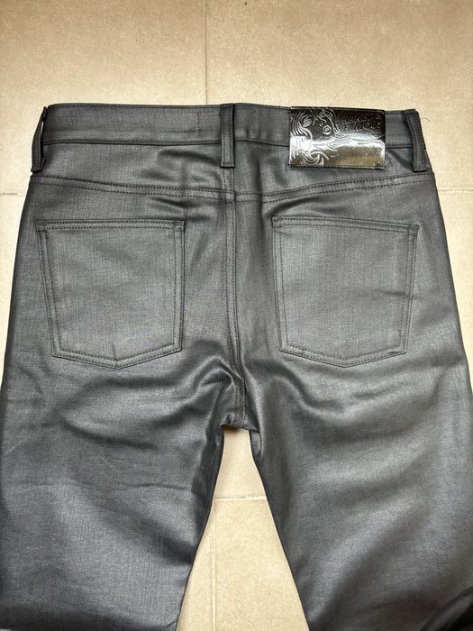 Naked & Famous Denim – Black Waxed Jeans