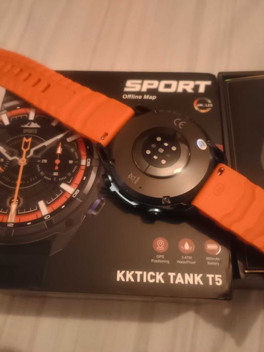 Смарт часовник KKTICK Tank T5