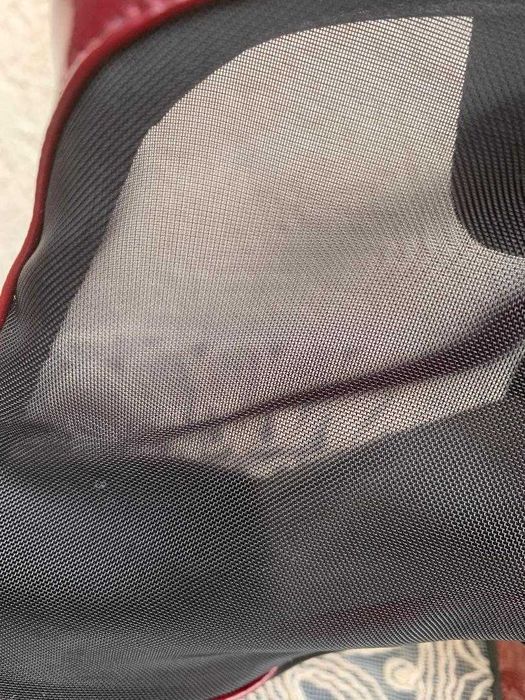 Ghete dama, noi, piele lacuita si plasa, pentru primavara/vara, 37