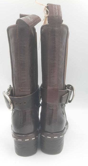 Superbe botine /ghete dama noi AS 98 handmade in Italy piele naturala fina integral 36 si 37