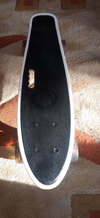 Pennyboard negru roți din silicon
