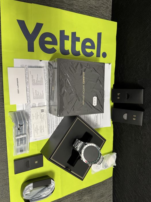 ***ЧИСТО НОВ 48mm Huawei watch Ultimate Yettel Гаранция 2029г. Green