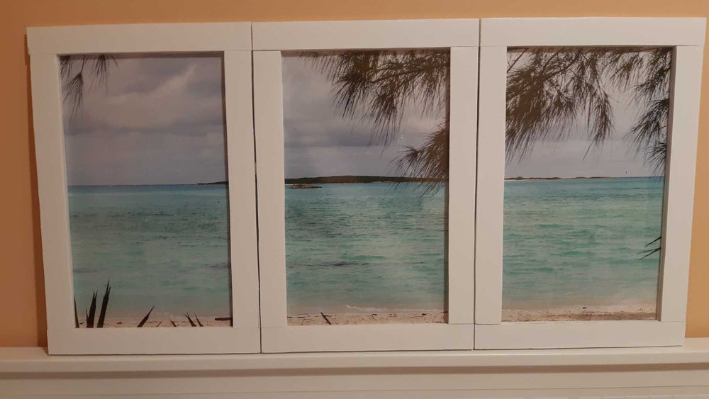 tablou unicat handmade fereastra falsa