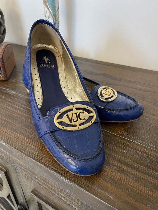 Pantofi din piele Versace Jeans Couture