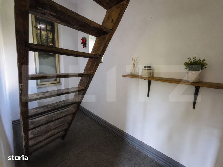 Casa cu 2 dormitoare si 3 ari de teren, zona linistita – Dej