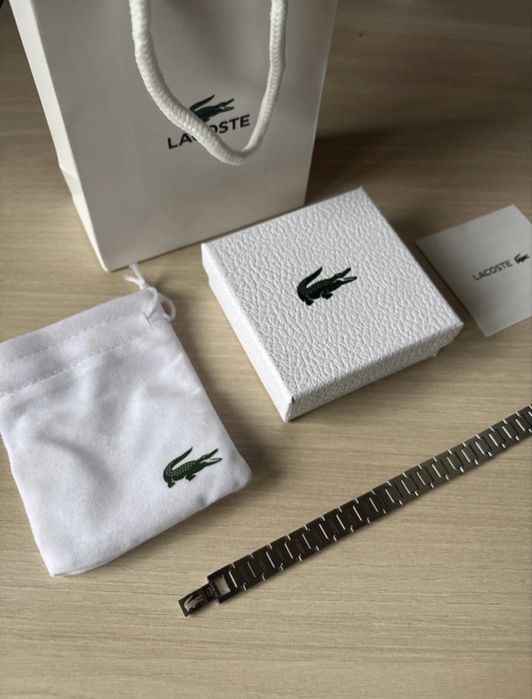 Bratara Lacoste Metropole Silver