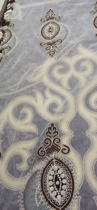 Шторы с тюль 2 шт  шторы