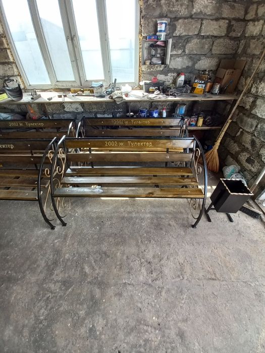 Лавка скамейка урна