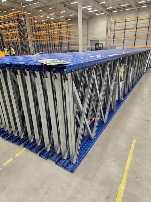 Rafturi Industriale Paleți GERMANIA – Transport & Montaj / Rame 2m-13.5m / Traverse 2.7m-5.7m