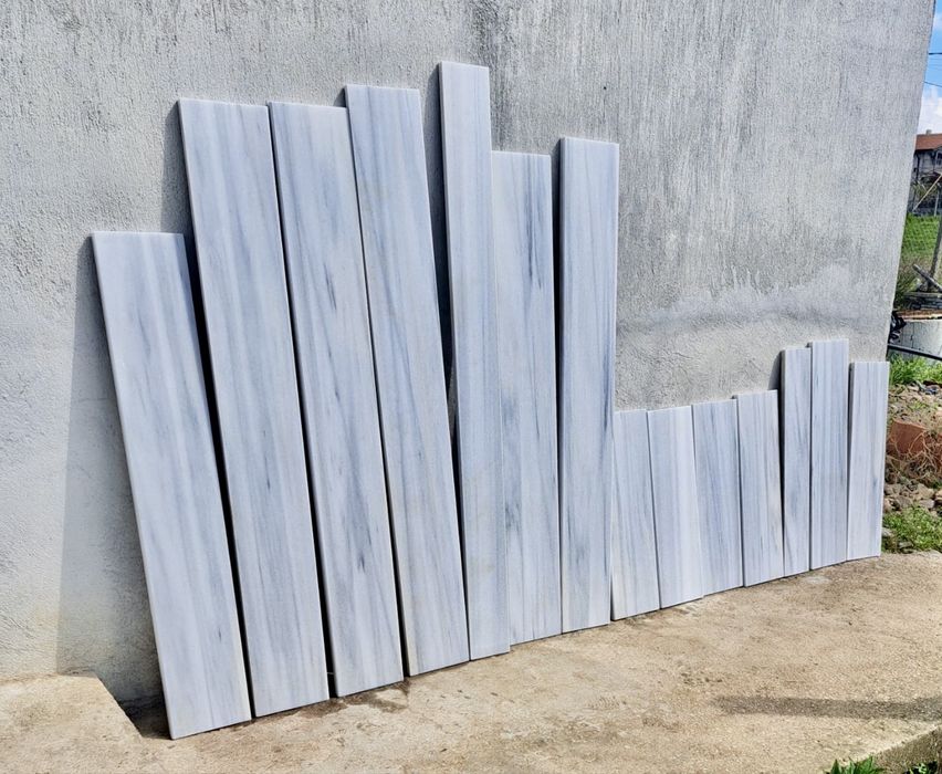 ПОДПРОЗОРЕЧНИ КАМЪНИ ( БЯЛ ПОЛИРАН МРАМОР)