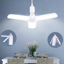 Ярка сгъваема LED лампа тип перка с цокъл E27 30/45/50W