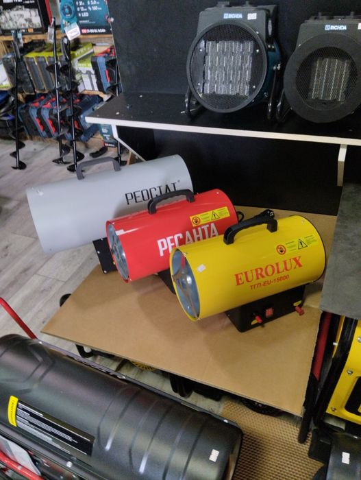 Пушки тепловые газовые, сетевые, дизельные