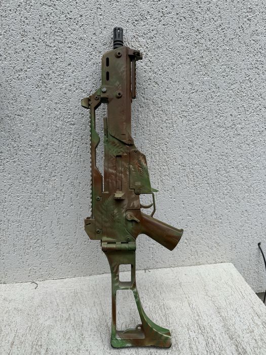 G36C airsoft arma replica armata militara nu paintball camuflaj camo custom paint