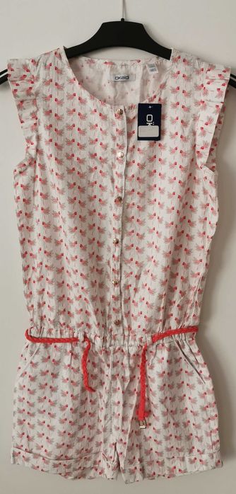 Salopeta fete,12 ani,masura 152, bumbac,noua cu eticheta,Okaidi