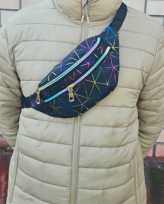 Женская сумка через плечо , бананка , поясная сумка