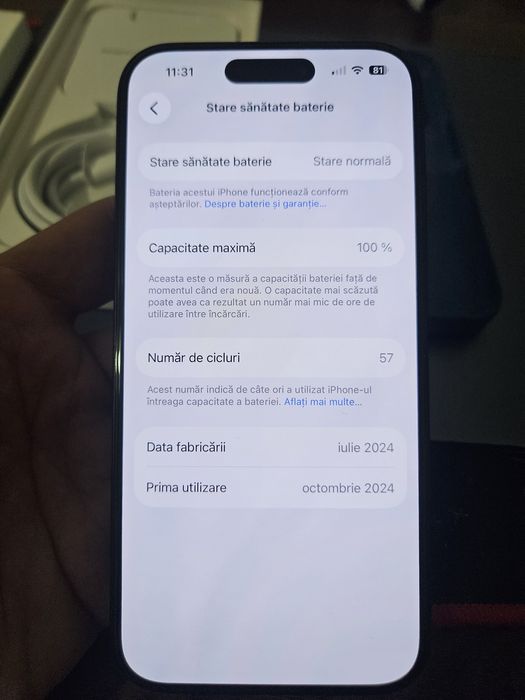 Iphone 15 pro 128 gb