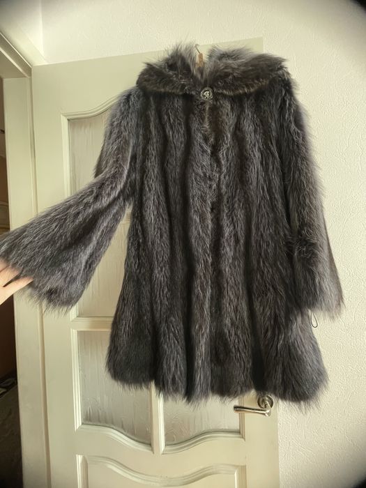 Шуба енотовая