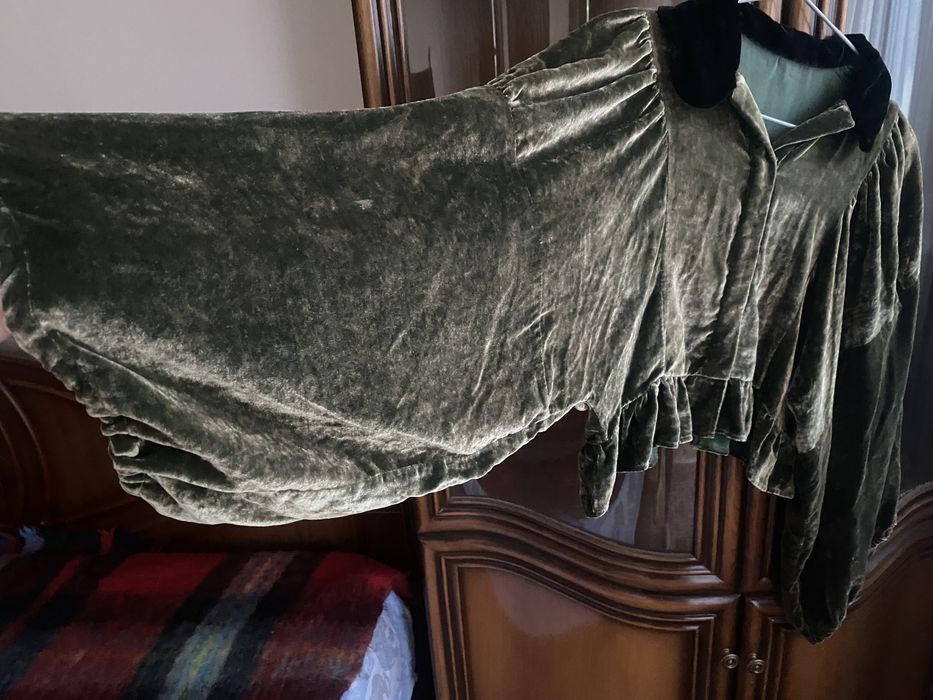 бархатная накидка