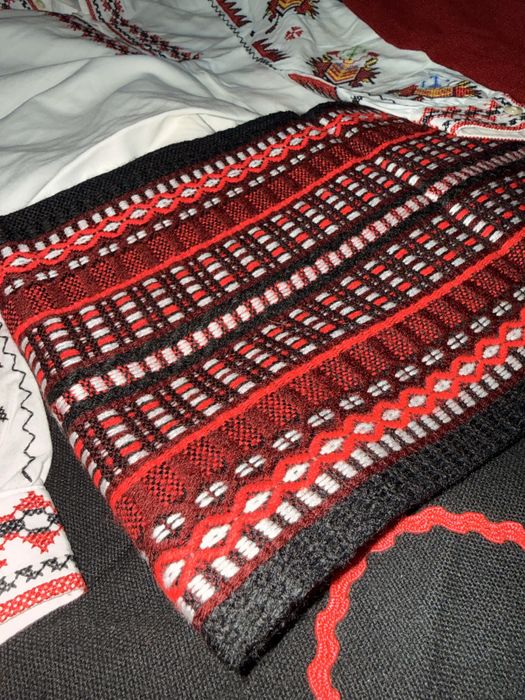 Мъжка тракийска народна носия - 100 % фин памук и вълна (пълен комплект) обличана веднъж размер XL