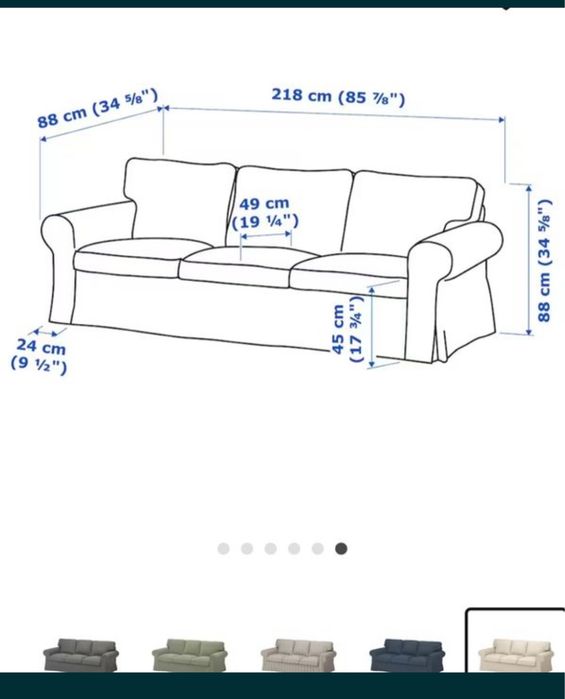 Set canapele Ektorp  Ikea