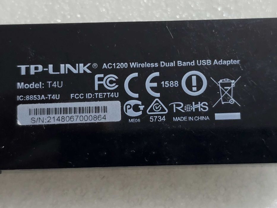 Placa de retea Wireless TP-LINK Archer T4U, USB3.0, Dual Band300 + 867
