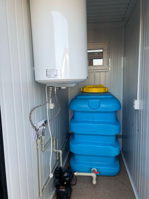 Контейнер с душевой, санузлом, туалетом