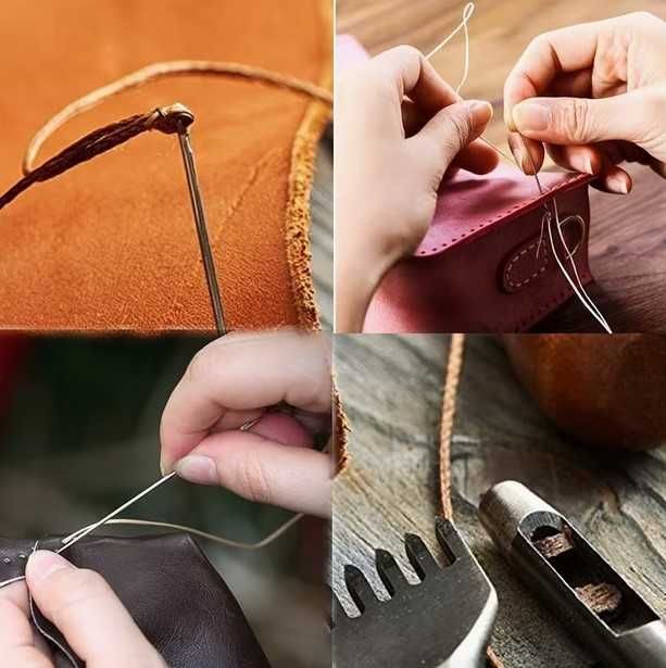 Комплект восъчни конци за кожа 0.8мм