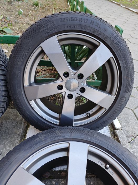 Джанти 17ки 5х120 със зимни гуми 225/50/17