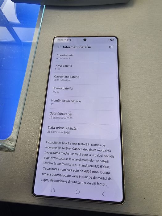 Samsung s25 ultra black 256gb ca nou