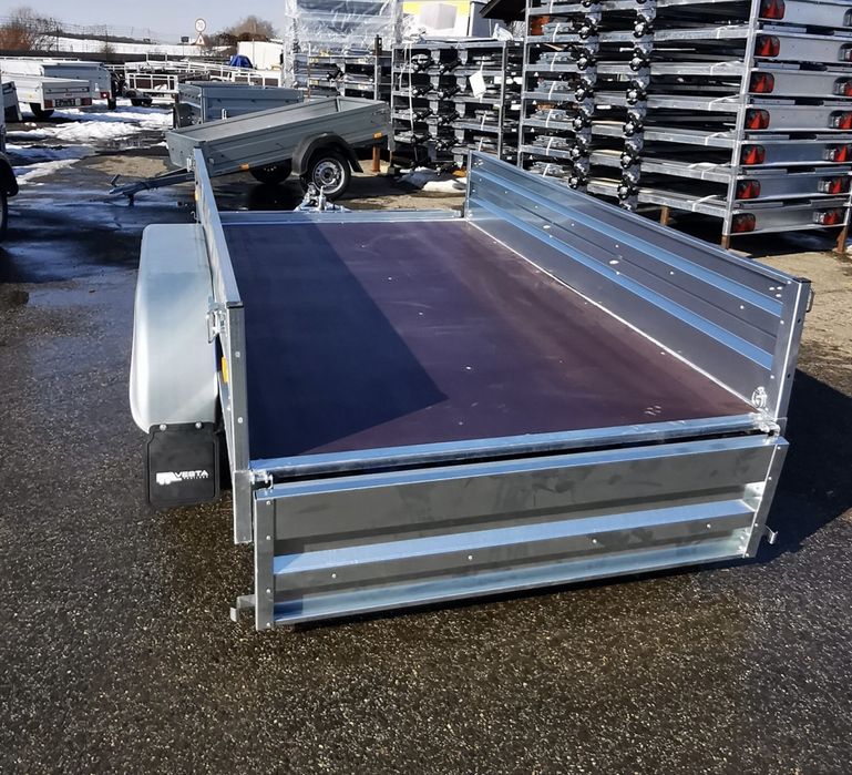 Remorcă nouă Vesta basculabilă , 250x135 cm, 750kg , monoax/dublu ax