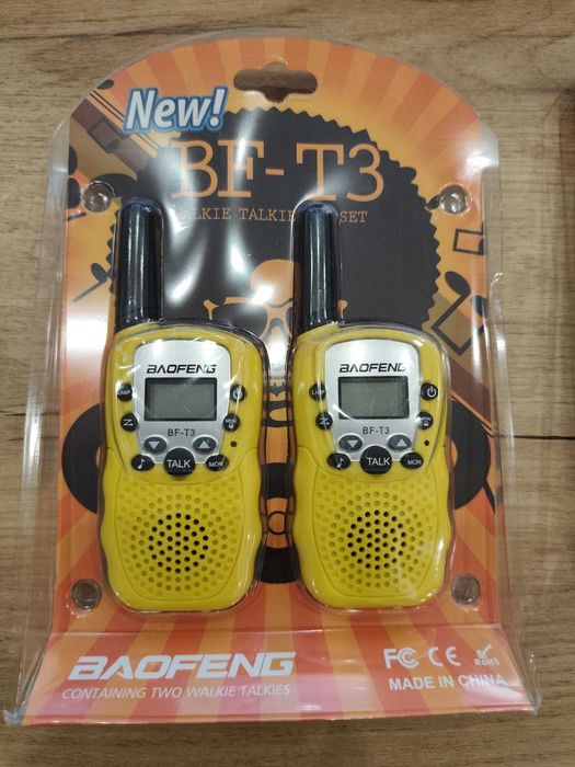 Детска Радиостанция Уоки-Токи Baofeng BF-T3 | Комплект от 2 бр с Фенер